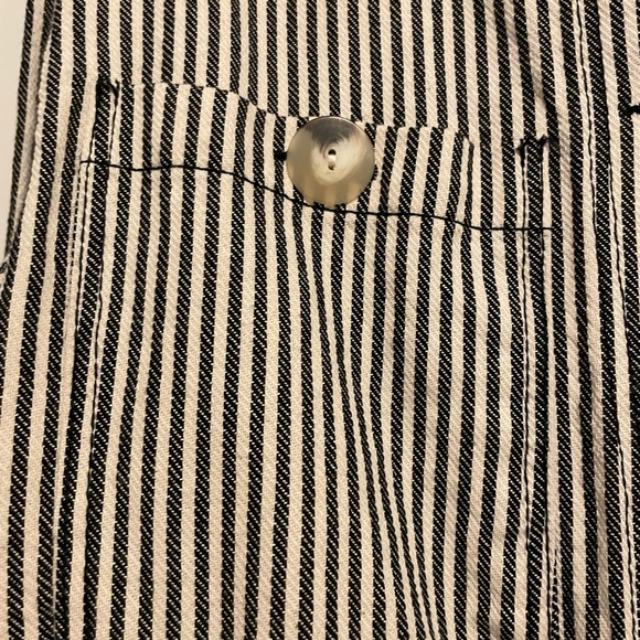 Zara stripe denim shirt jacket - Picture 2 of 3